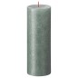 Bolsius Velas rústicas cilíndricas Shimmer 4 pcs 190x68 mm azul óxido