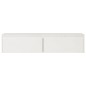 Armários de parede 2 pcs 80x30x35 cm pinho maciço branco