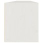 Armários de parede 2 pcs 80x30x35 cm pinho maciço branco