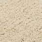 Tapete shaggy 80x150 cm antiderrapante cor creme