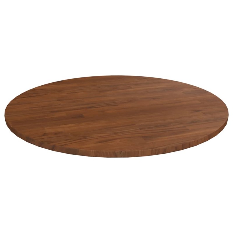 Tampo mesa redondo Ø70x1,5 cm carvalho tratado castanho-escuro-Tampos de mesa-Home Retail