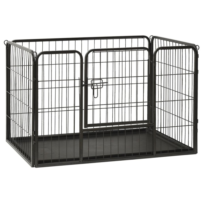 Parque para cãezinhos 91,5x59x61 cm aço-Canis-Home Retail