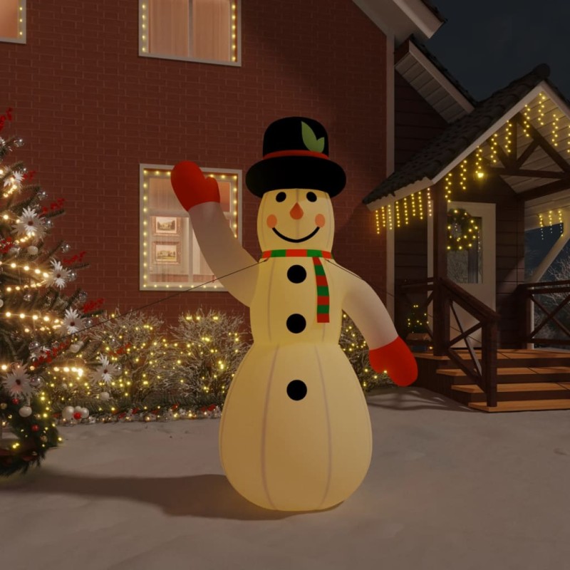 Boneco de neve insuflável com luzes LED 370 cm-Luzes de Natal-Home Retail