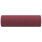 Almofadas decorativas 2 pcs Ø15x50 cm tecido vermelho tinto