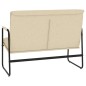 Banco 100x64x80 cm tecido cor creme