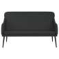 Banco 110x76x80 cm couro artificial preto