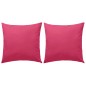 Almofadas para exterior 2 pcs 60x60 cm cor-de-rosa