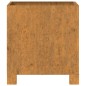 Vasos/floreiras c/ pernas 2 pcs 32x30x33 aço corten enferrujado