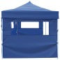 Tenda para festas pop-up dobrável c/ 5 paredes 3x9 m azul