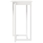 Mesa de bar 60x60x110 cm pinho maciço branco