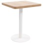 Mesa bistrô 60x60 cm MDF castanho-claro