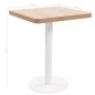 Mesa bistrô 60x60 cm MDF castanho-claro