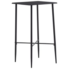 Mesa de bar 60x60x111 cm MDF preto