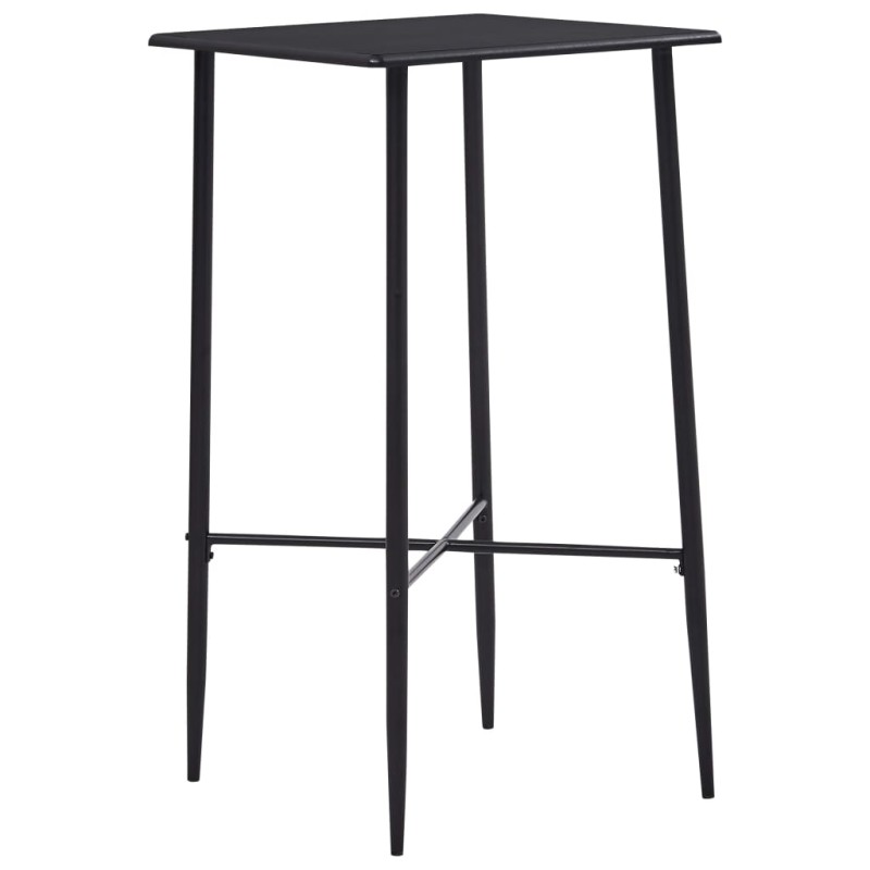 Mesa de bar 60x60x111 cm MDF preto-Mesas de cozinha e de sala de jantar-Home Retail