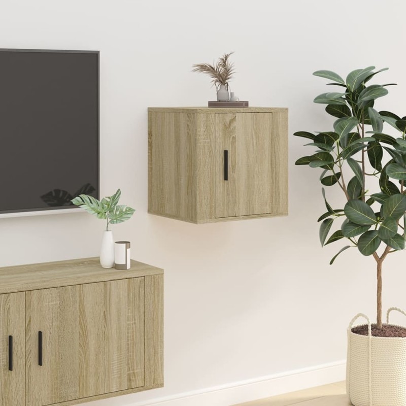 Móvel de TV de parede 40x34,5x40 cm carvalho sonoma-Móveis de TV-Home Retail