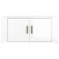 Mesa de centro 80x50x36 cm derivados madeira branco brilhante