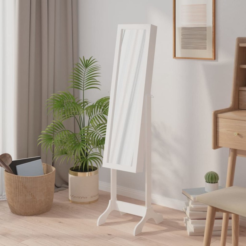 Espelho de pé 34x37x146 cm branco-Espelhos-Home Retail