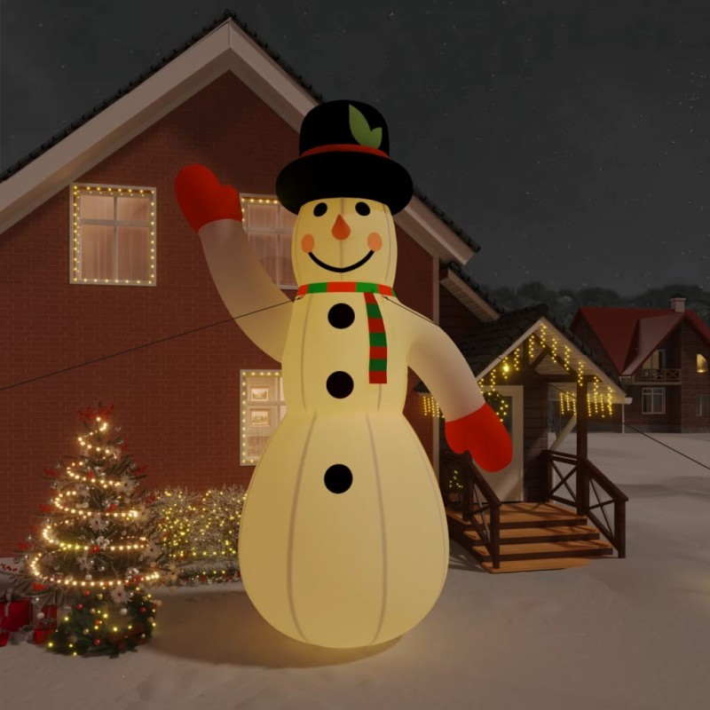 Boneco de neve insuflável com luzes LED 620 cm-Luzes de Natal-Home Retail