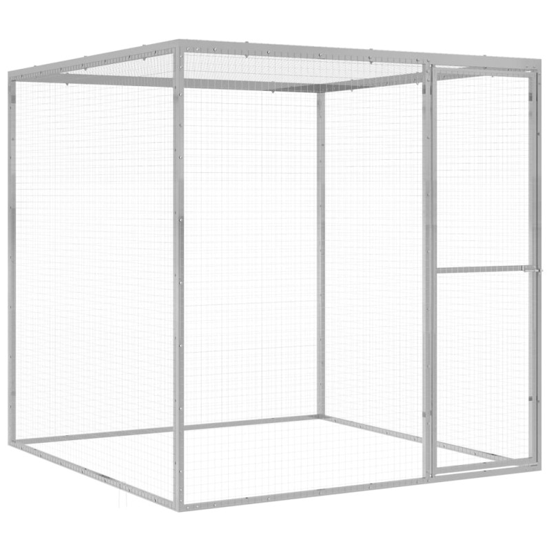 Jaula para gatos 1,5x1,5x1,5 m aço galvanizado-Casotas e gaiolas para animais pequenos-Home Retail