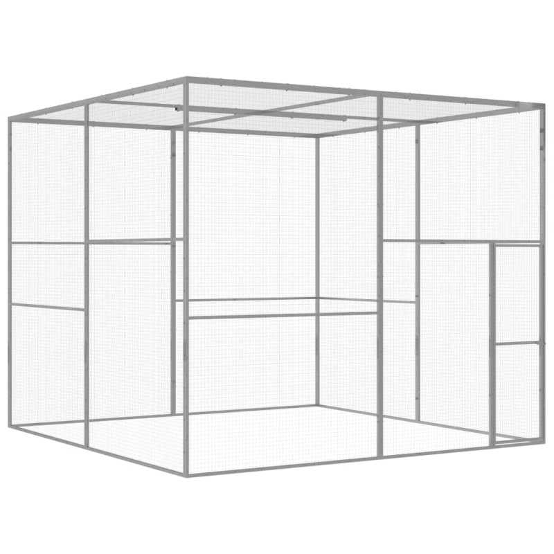 Jaula para gatos 3x3x2,5 m aço galvanizado-Casotas e gaiolas para animais pequenos-Home Retail