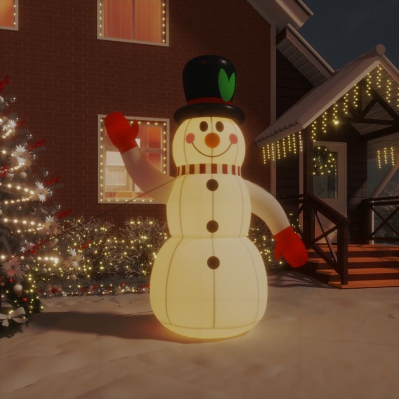 Boneco de neve insuflável com luzes LED 240 cm-Luzes de Natal-Home Retail