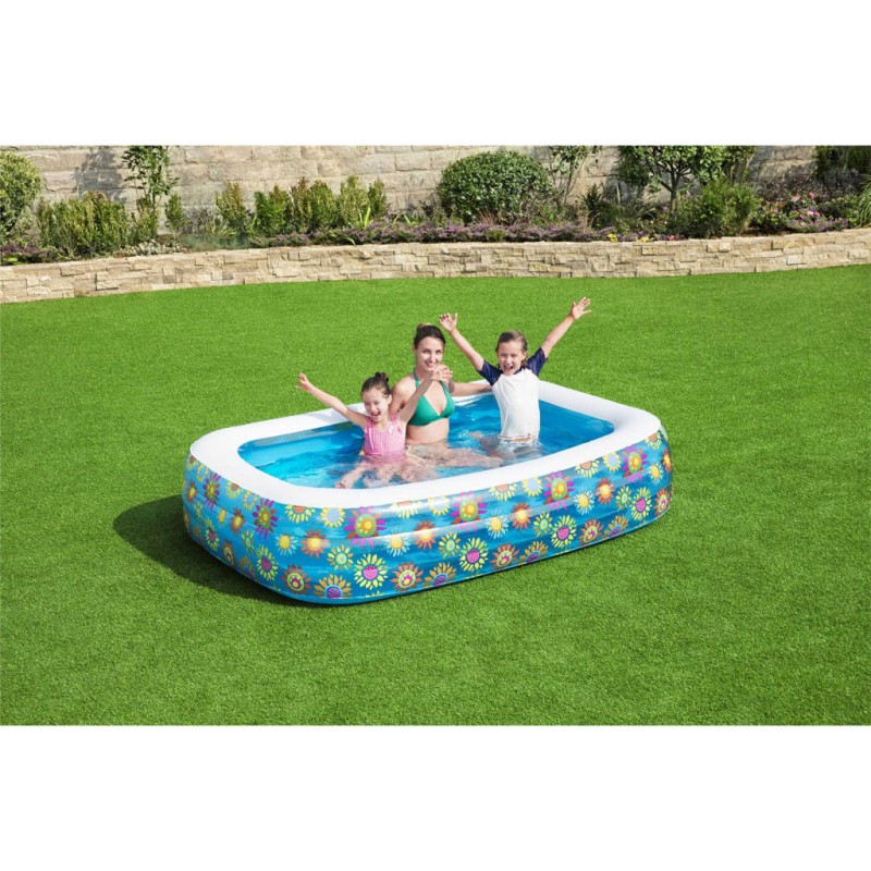 Bestway Piscina infantil insuflável 229x152x56 cm azul-Piscinas-Home Retail