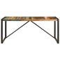 Mesa de jantar 180x90x75 cm madeira recuperada maciça