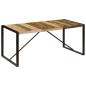 Mesa de jantar 180x90x75 cm madeira recuperada maciça