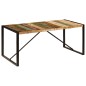 Mesa de jantar 180x90x75 cm madeira recuperada maciça