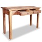 Mesa consola madeira reciclada maciça 123x42x75 cm