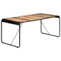 Mesa de jantar 180x90x76 cm madeira recuperada maciça