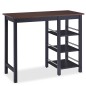 Conjunto de bar 3 pcs MDF preto