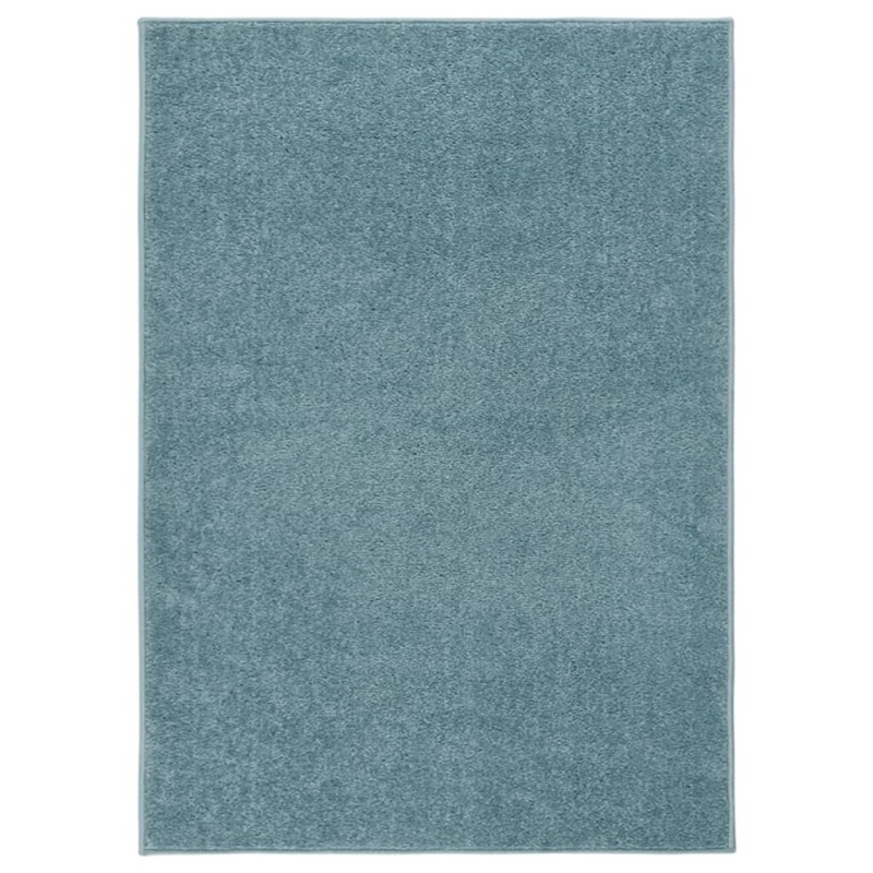 Tapete de pelo curto 120x170 cm azul-Tapetes-Home Retail