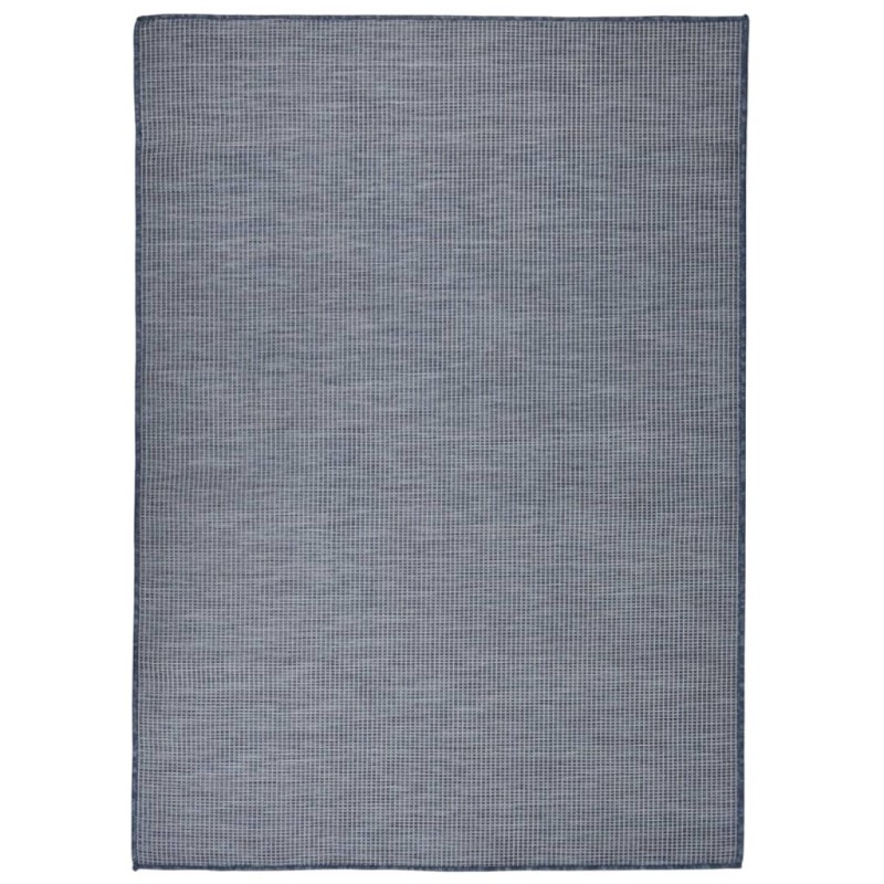 Tapete de tecido plano para exterior 200x280 cm azul-Tapetes-Home Retail