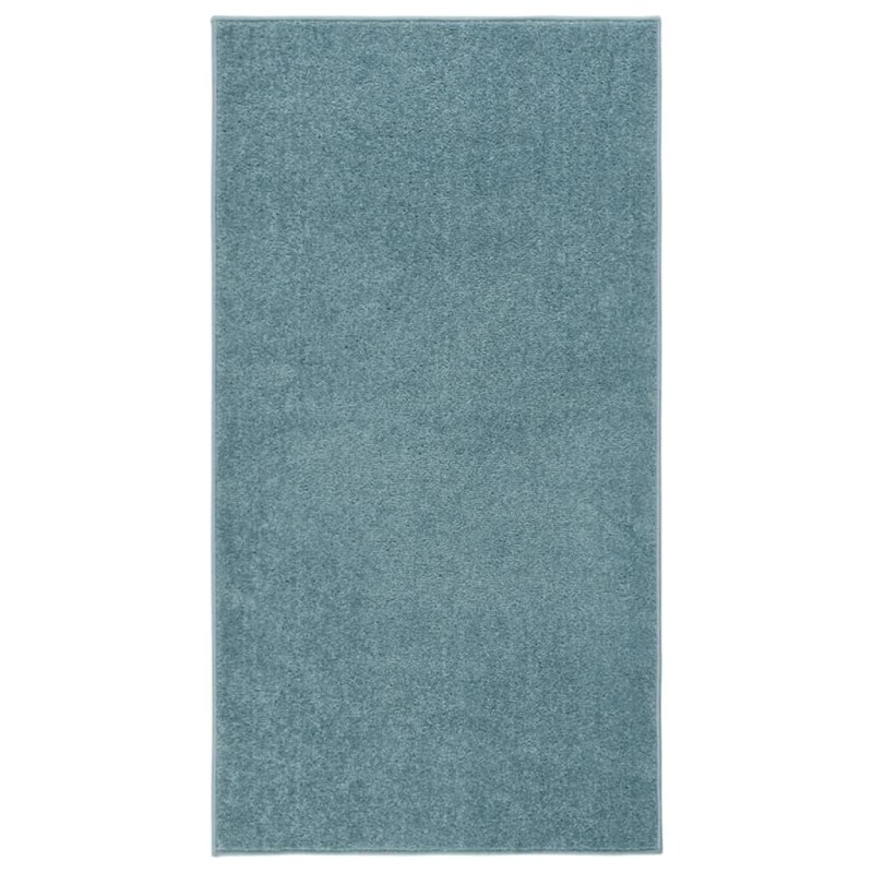 Tapete de pelo curto 80x150 cm azul-Tapetes-Home Retail