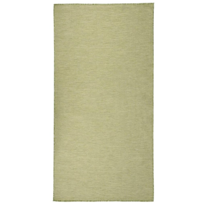 Tapete de tecido plano para exterior 100x200 cm verde-Tapetes-Home Retail