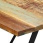 Mesa de jantar 180x90x76 cm madeira recuperada maciça