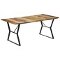 Mesa de jantar 180x90x76 cm madeira recuperada maciça