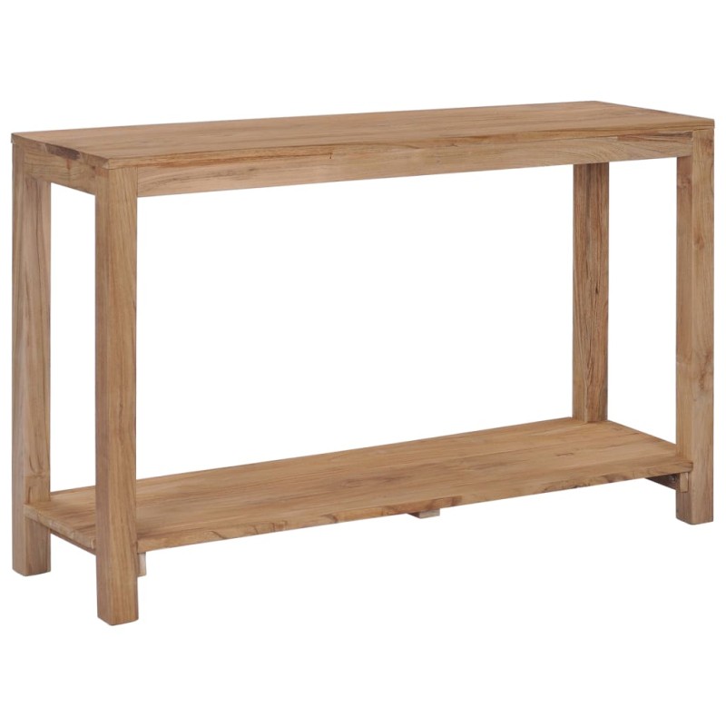 Mesa consola 120x35x75 cm madeira de teca maciça-Mesas de apoio-Home Retail