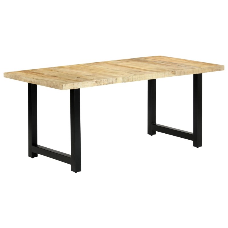 Mesa de jantar 180x90x76 cm madeira de mangueira maciça-Mesas de cozinha e de sala de jantar-Home Retail