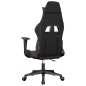 Cadeira gaming couro artificial preto e vermelho