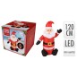 Ambiance Pai Natal insuflável com luz LED 120 cm