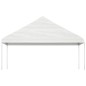 Gazebo com telhado 13,38x5,88x3,75 m polietileno branco