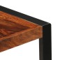 Mesa de jantar 140x70x75 cm madeira de sheesham maciça