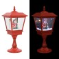 Candeeiro pedestal natalício com Pai Natal 64 cm LED