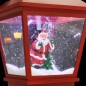 Candeeiro pedestal natalício com Pai Natal 64 cm LED