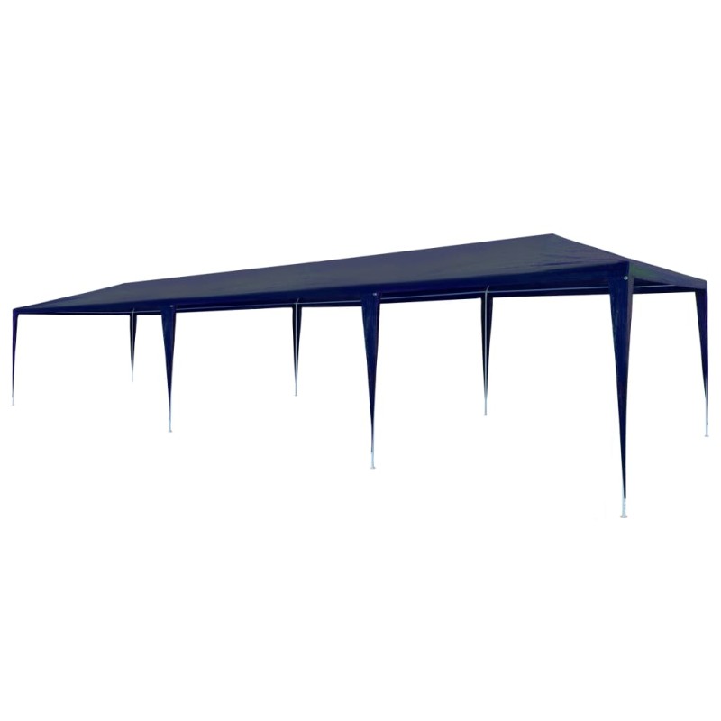 Tenda para festas 3x9 m PE azul-Toldos e gazebos-Home Retail