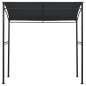 Gazebo de churrasco 215x150x220 cm aço antracite