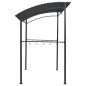 Gazebo de churrasco 215x150x220 cm aço antracite