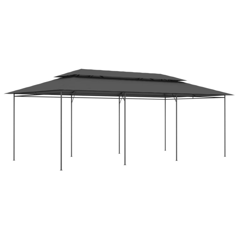 Gazebo 600x298x270 cm antracite-Toldos e gazebos-Home Retail